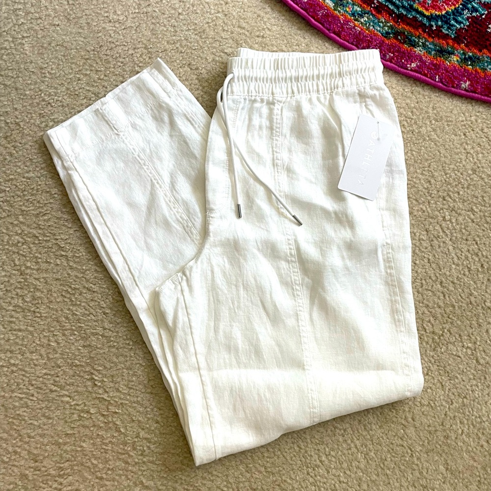 Athleta Retreat Linen Ankle Pant